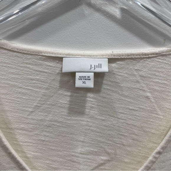 J. Jill V-Neck Long Sleeve Tunic Top Cotton Blend XL - Picture 7 of 11